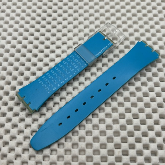 Swatch Watch Band - SKK125 - BLUE ICON (Band only) - Picture 2 of 2